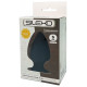 Заказать Черная анальная втулка Premium Silicone Plug S - 9 см.