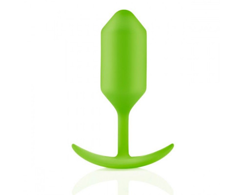 Заказать Лаймовая пробка для ношения B-vibe Snug Plug 3 - 12,7 см.