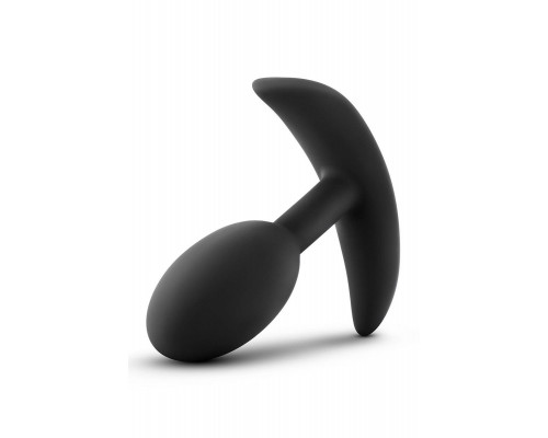 Заказать Черный анальный стимулятор Vibra Slim Plug Small - 8,8 см.
