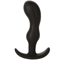Черная анальная пробка для ношения Mood Naughty 2 4.5  Silicone - 11,4 см.
