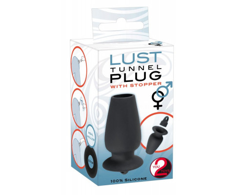 Заказать Пробка-туннель с заглушкой Lust Tunnel Plug with Stopper