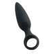 Заказать Чёрная анальная пробка Butt Plug - 10,8 см.