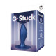 Синяя анальная пробка G Stuck Silicone Anal Plug - 12,5 см.