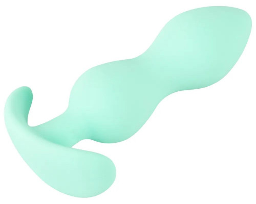 Заказать Аквамариновая анальная втулка Mini Butt Plug - 8,2 см.