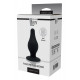 Заказать Черный анальный стимулятор DUAL DENSITY PLEASURE PLUG M - 9,3 см.