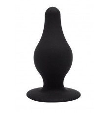 Черная анальная втулка SILEXD Plug Model 2 XS - 6,4 см.