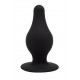 Заказать Черная анальная втулка SILEXD Plug Model 2 XS - 6,4 см.