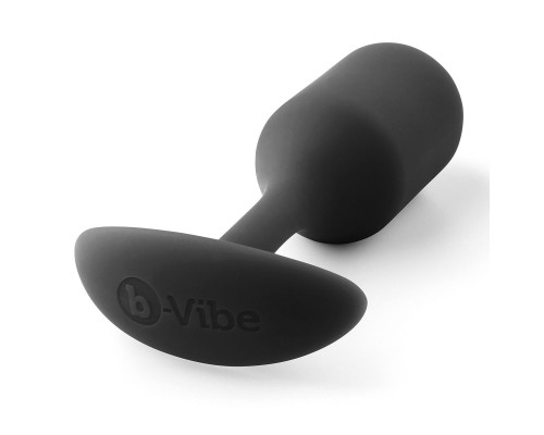 Заказать Чёрная пробка для ношения B-vibe Snug Plug 2 - 11,4 см.