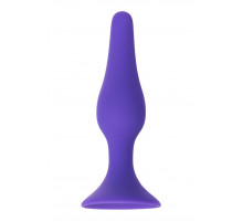 Фиолетовая анальная втулка Toyfa A-toys - 10,2 см.