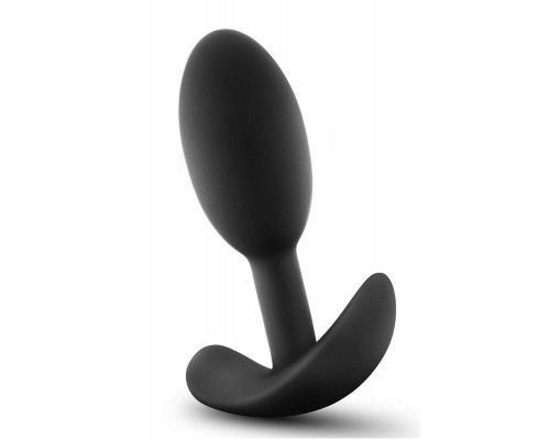 Заказать Черный анальный стимулятор Vibra Slim Plug Small - 8,8 см.