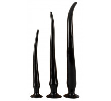 Набор из 3 длинных анальных пробок Super Long Flexible Butt Plug Set