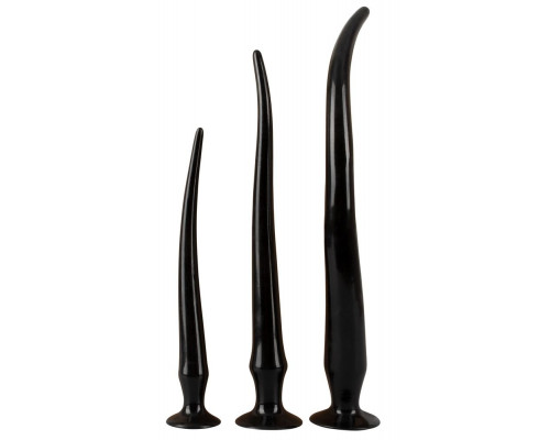 Заказать Набор из 3 длинных анальных пробок Super Long Flexible Butt Plug Set