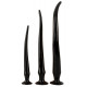 Заказать Набор из 3 длинных анальных пробок Super Long Flexible Butt Plug Set