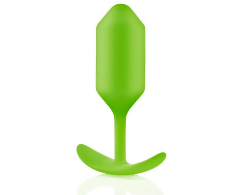 Заказать Лаймовая пробка для ношения B-vibe Snug Plug 3 - 12,7 см.