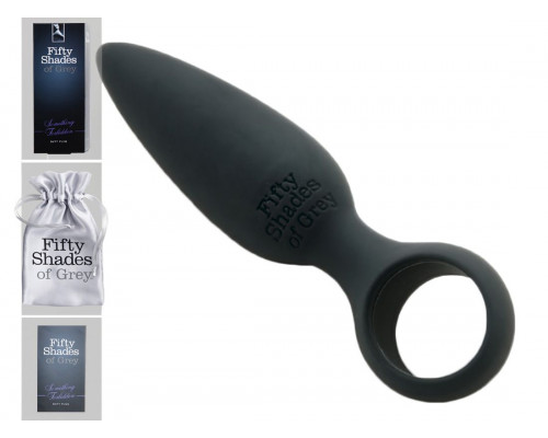 Заказать Чёрная анальная пробка Butt Plug - 10,8 см.