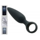 Заказать Чёрная анальная пробка Butt Plug - 10,8 см.