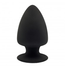 Черная анальная втулка SILEXD Plug Model 1 L - 13 см.