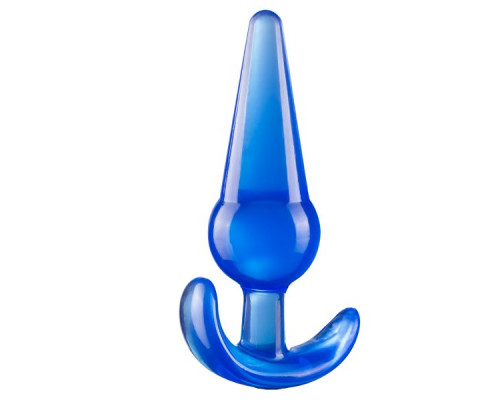 Заказать Синяя анальная пробка в форме якоря Large Anal Plug - 12,2 см.