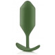 Заказать Пробка цвета хаки для ношения B-vibe Snug Plug 4 - 14 см.