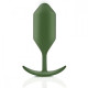 Заказать Пробка цвета хаки для ношения B-vibe Snug Plug 4 - 14 см.
