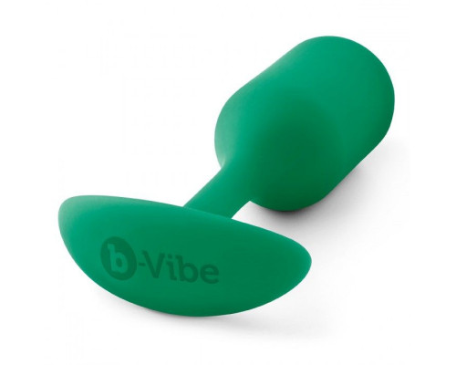 Заказать Зеленая пробка для ношения B-vibe Snug Plug 2 - 11,4 см.