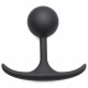 Заказать Черная анальная пробка с утяжелением Premium Silicone 3.3  Weighted Round Plug - 8,4 см.
