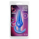 Заказать Синяя анальная пробка в форме якоря Large Anal Plug - 12,2 см.