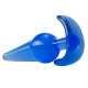 Заказать Синяя анальная пробка в форме якоря Large Anal Plug - 12,2 см.