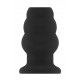 Заказать Чёрная анальная пробка с тоннелем №49 Small Hollow Tunnel Butt Plug 3 Inch - 7,7 см.