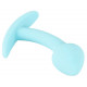 Заказать Голубая анальная втулка Mini Butt Plug - 7,1 см.