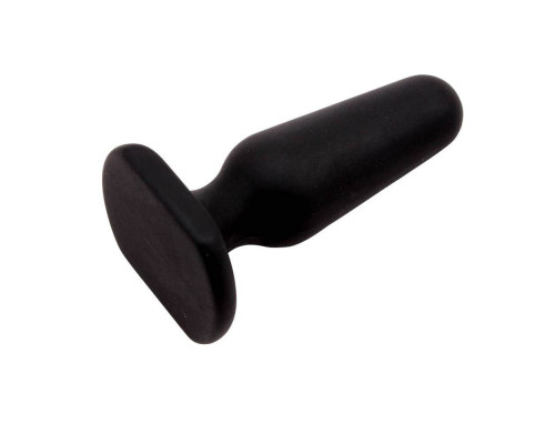 Заказать Черная анальная пробка S Silicone Plug - 7,3 см.
