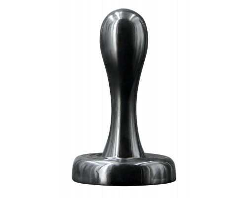 Заказать Черная анальная пробка Bowler Plug SM - 8,4 см.