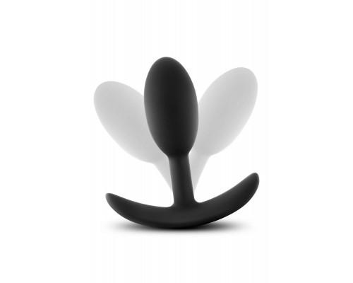 Заказать Черный анальный стимулятор Vibra Slim Plug Small - 8,8 см.
