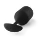 Заказать Чёрная пробка для ношения B-vibe Snug Plug 5 - 14 см.
