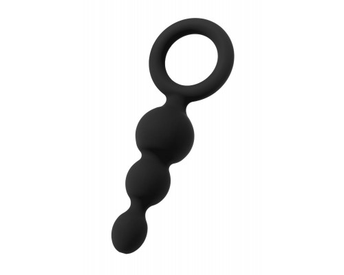 Заказать Набор чёрных анальных цепочек Satisfyer Booty Call