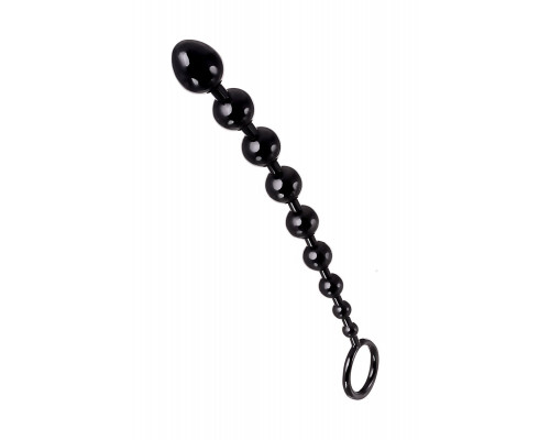 Заказать Черная анальная цепочка A-toys - 28,3 см.