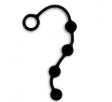 Черная анальная цепочка NEXUS Excite S - 24 см.