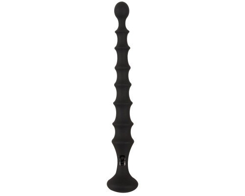 Черная анальная ёлочка Magic Anal Wand - 26,9 см.
