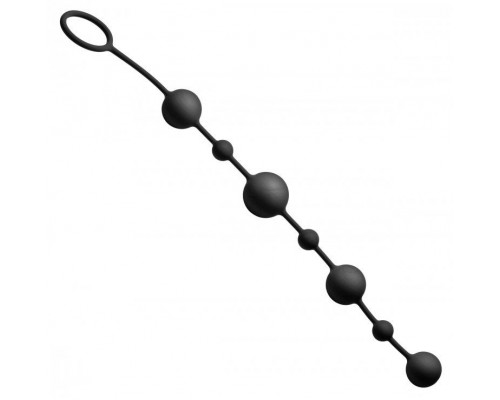 Заказать Анальная цепочка Linger Graduated Anal Beads - 35 см.