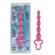 Заказать Розовая анальная цепочка Clover Anal Rod - 18 см.