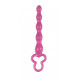 Заказать Розовая анальная цепочка Clover Anal Rod - 18 см.