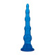 Заказать Голубая анальная елочка на присоске Anal Beads With Suction Base - 17,1 см.