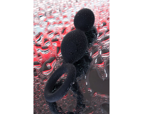 Заказать Набор чёрных анальных цепочек Satisfyer Booty Call