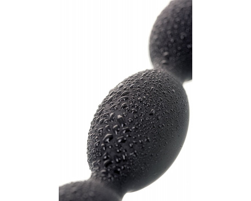 Черная анальная цепочка A-toys - 27,6 см.