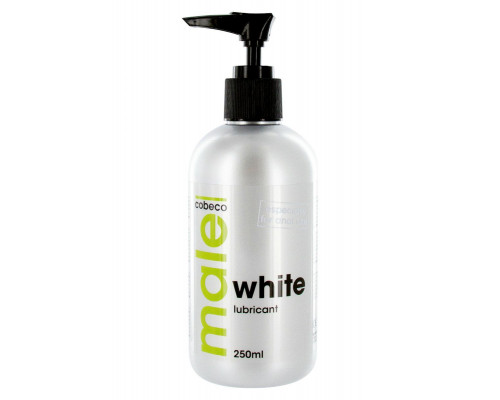Анальная смазка на водной основе MALE Cobeco White Lubricant - 250 мл.