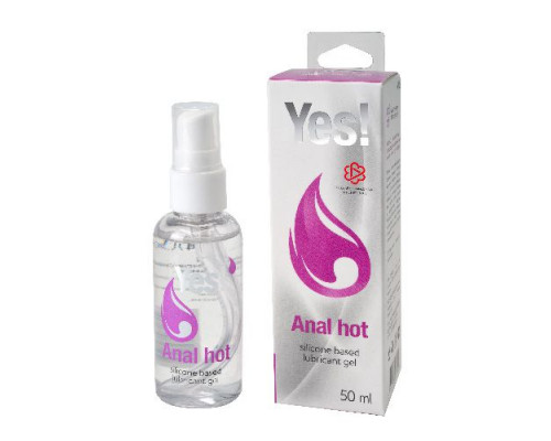 Заказать Согревающая силиконовая гель-смазка Yes Anal hot - 50 мл.