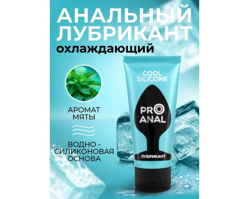 Заказать Водно-силиконовый лубрикант ProAnal Cool Silicone - 50 гр.