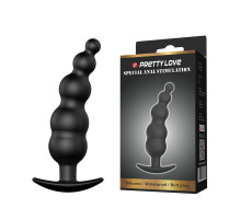 Анальный стимулятор в виде ёлочки - 11,8 см.