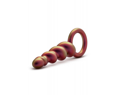 Заказать Коричневый анальный стимулятор Spiral Loop Copper Anal Plug - 13,3 см.