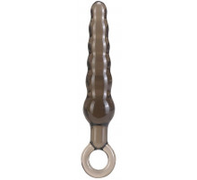 Дымчатая фигурная анальная ёлочка ANAL STICK - 14 см.